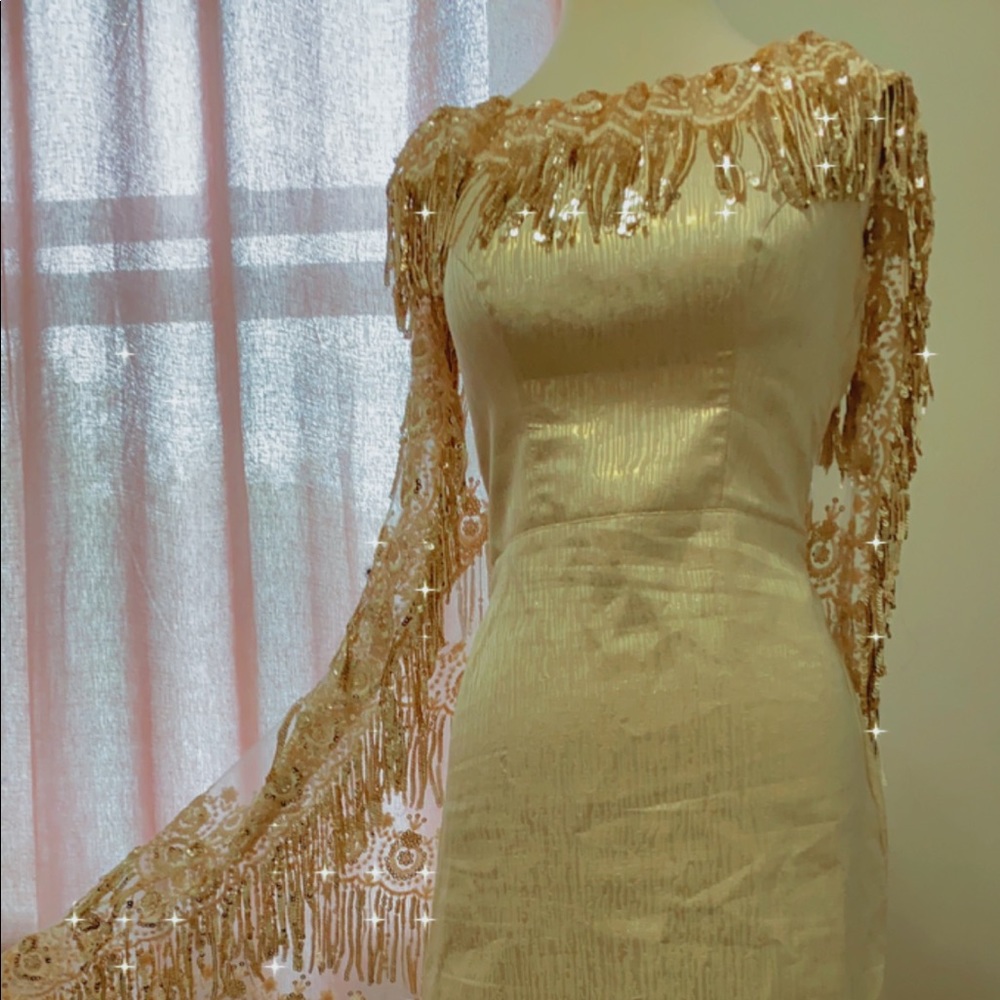 Glittery Gold dress
